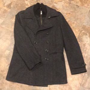 Men’s 7 Diamonds Double Breasted Peacoat